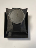 Black watch with a minimalist design