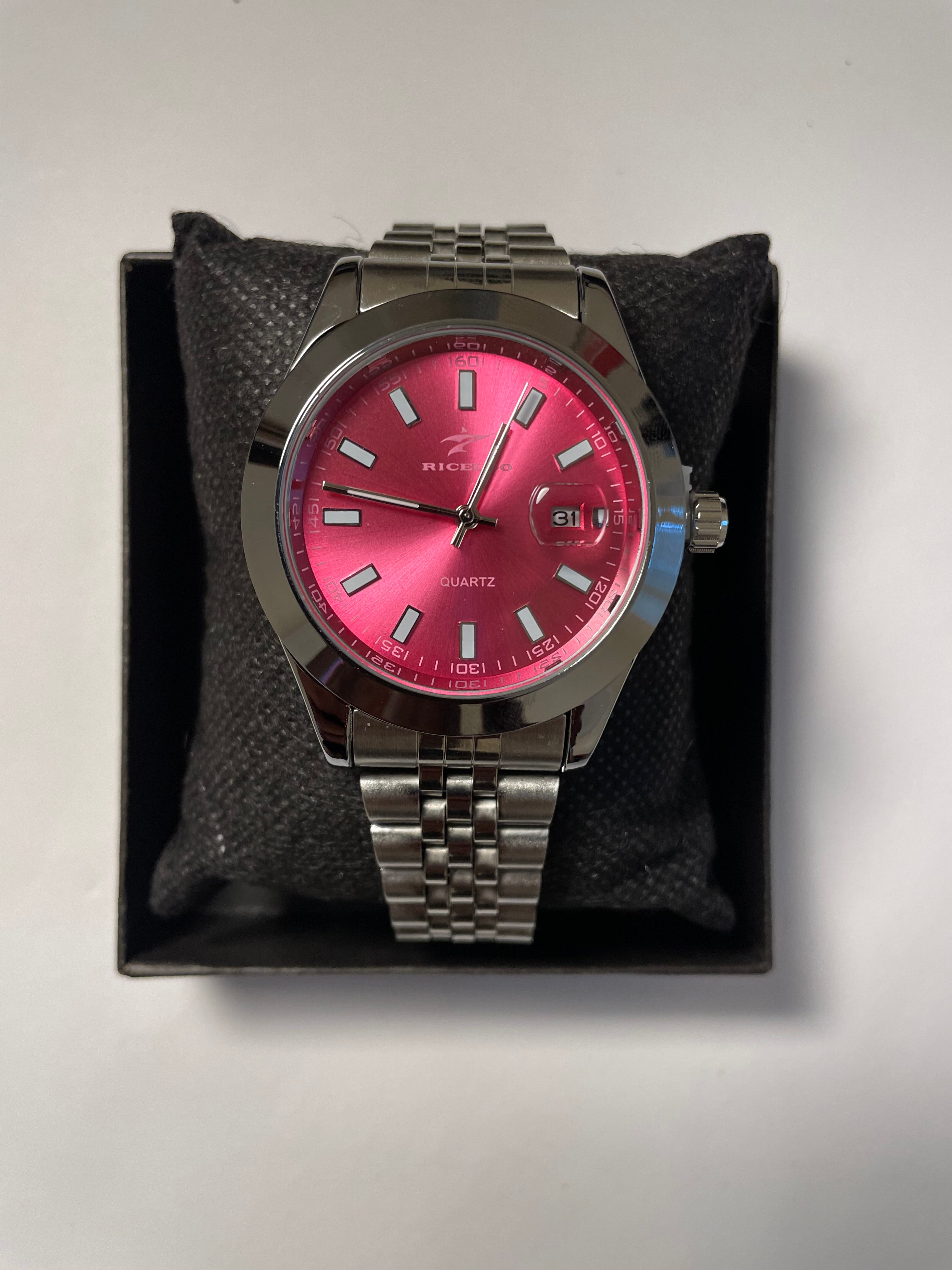 Ricardo Ricci pink watch